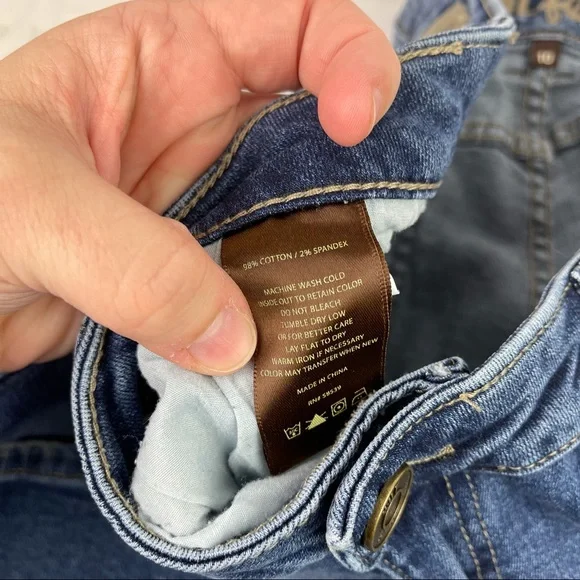 KUT from the Kloth sz10 Medium Wash Distressed Straight Leg Jeans - Picture 3 of 8